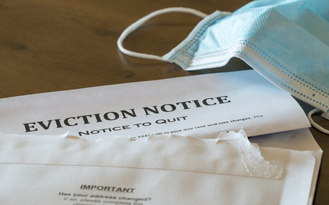Are all evictions banned under the COVID-19 restrictions?